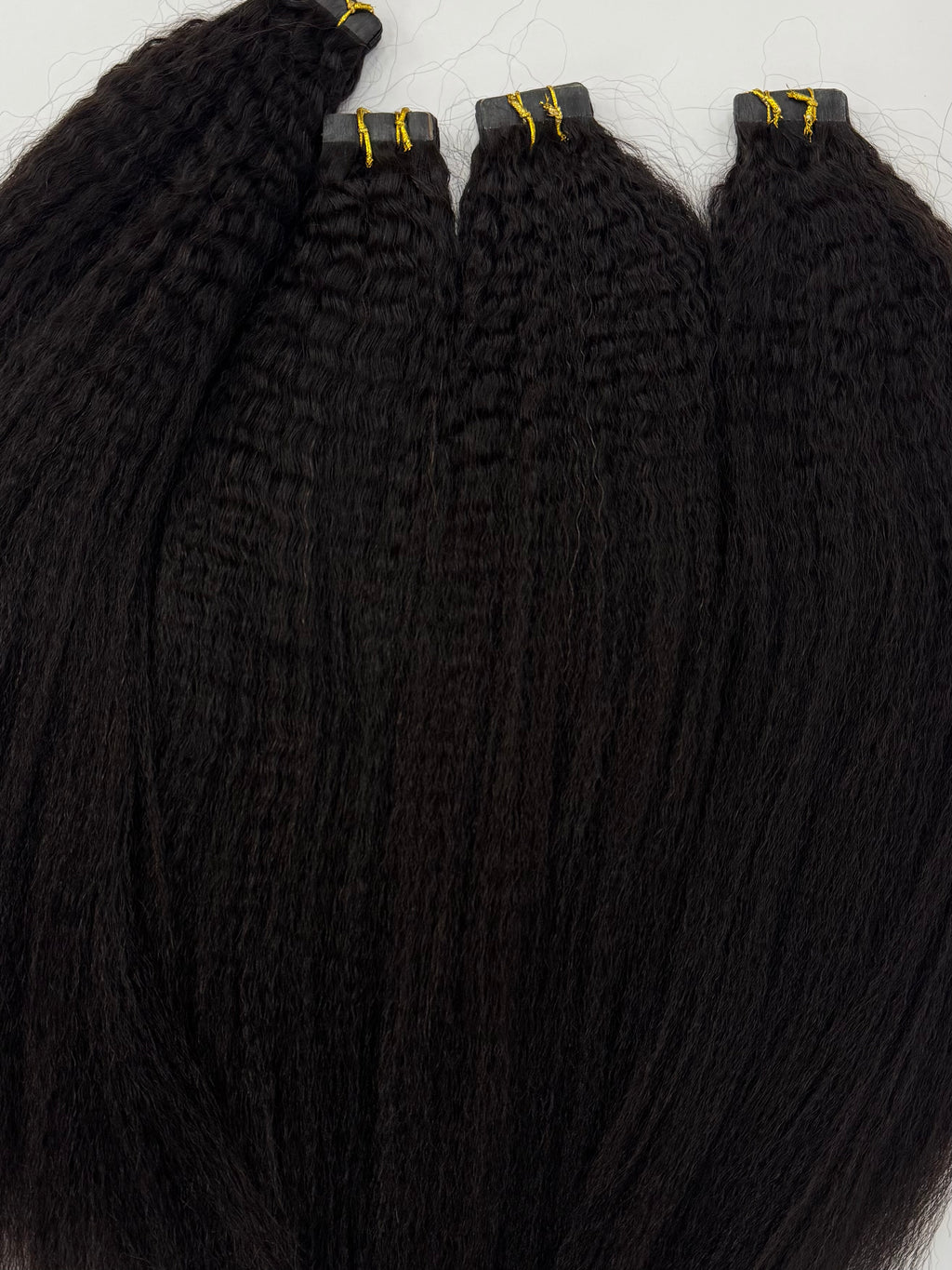 Kinky straight tape-ins